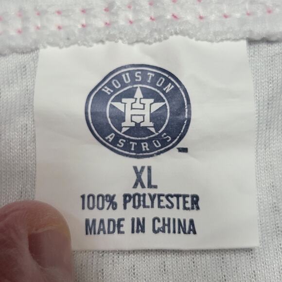 Houston Astros Pink & White Jersey "27 Altuve" - Size XL - Picture 7 of 7